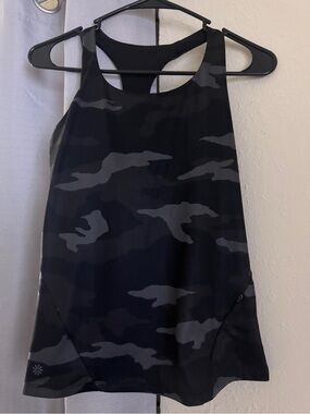 Athleta Black Racerback Sports Tank